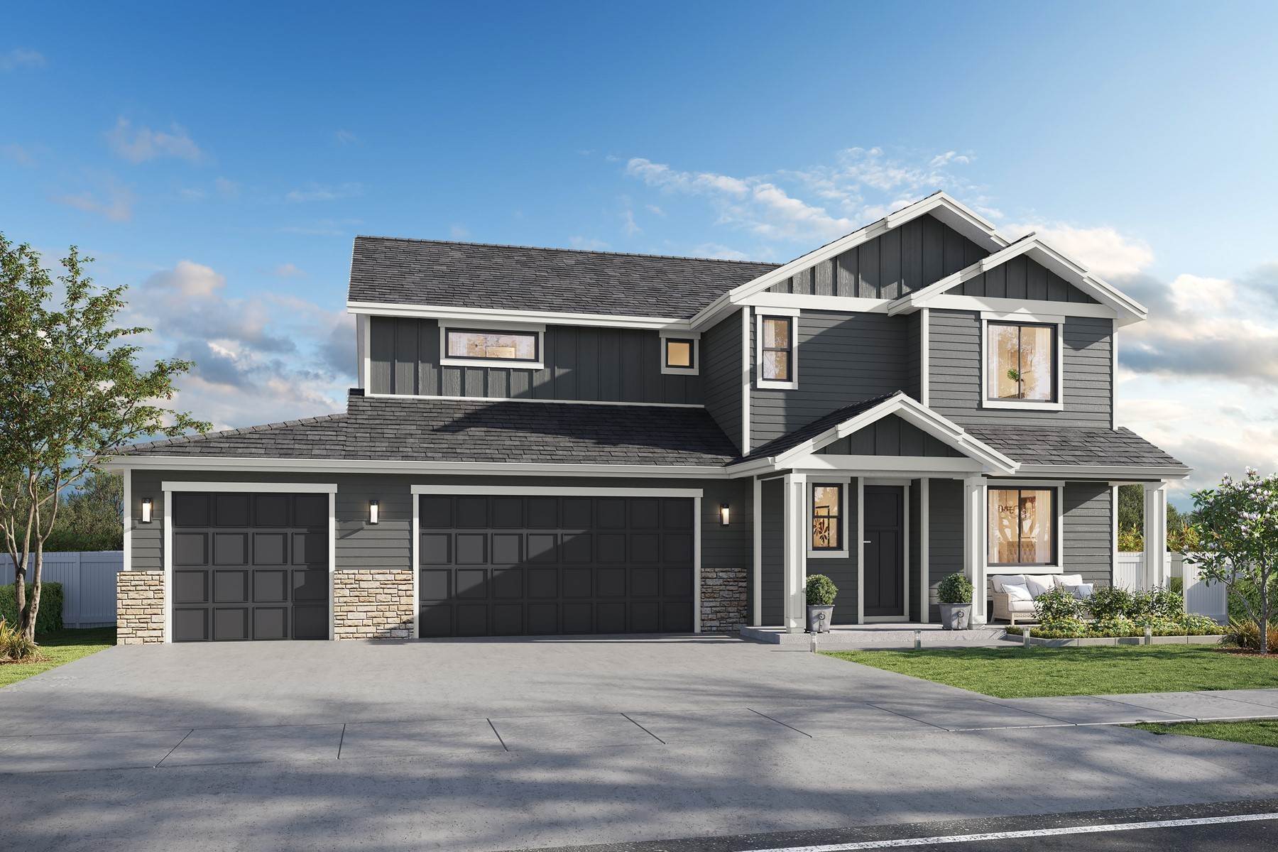 Single Family Homes for Sale at The Sheridan 4458 E Corsac Fox Ave Post Falls, Idaho 83854 United States