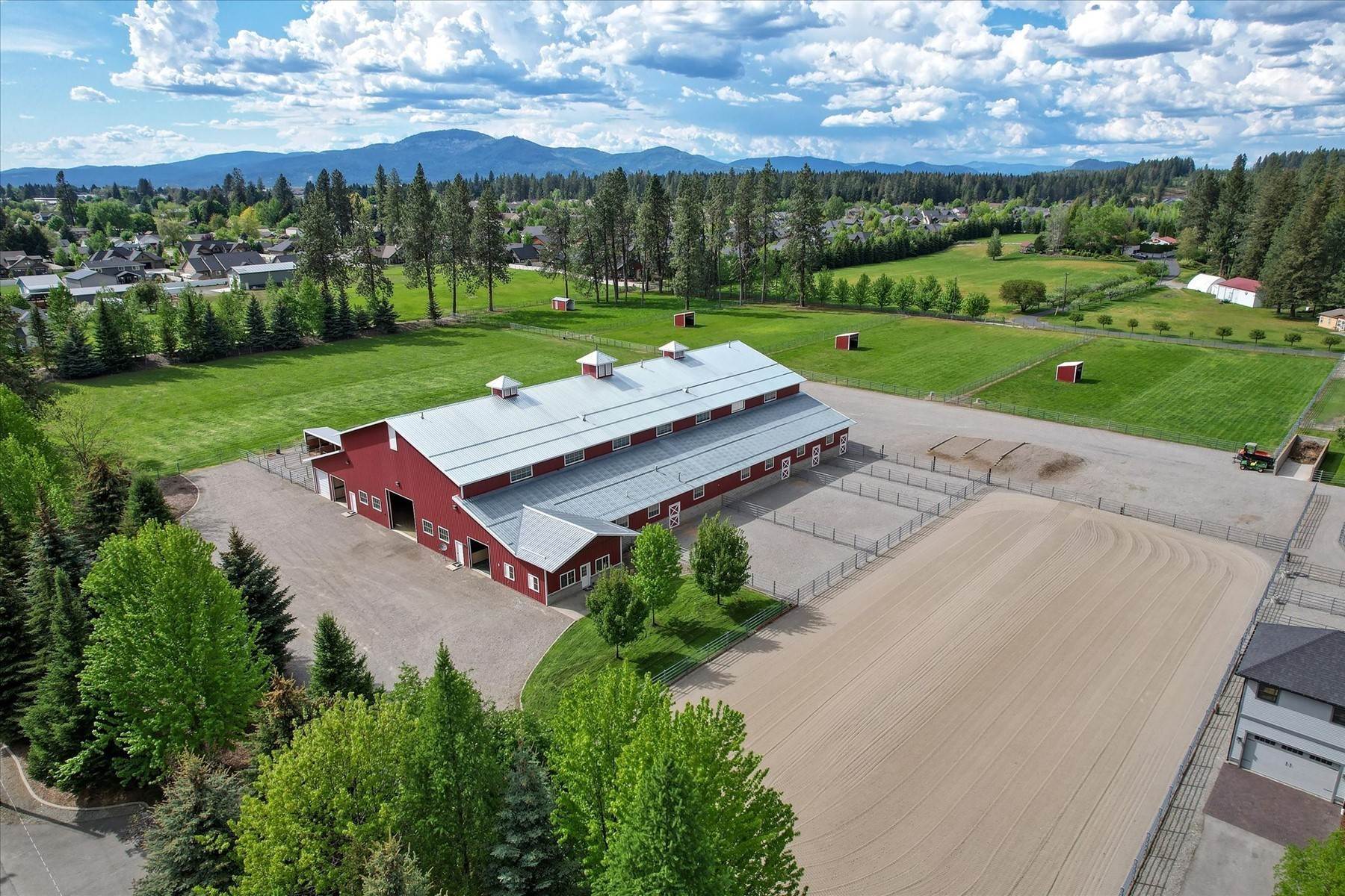 42. Single Family Homes for Sale at Exquisite Equestrian Property in Town 1345 & 1221 Lacey Ave Hayden, Idaho 83835 United States