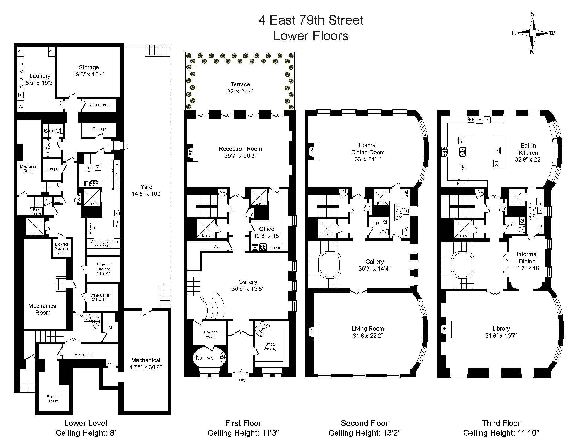1. Townhouse for Sale at 4 East 79th Street New York, New York 10075 United States