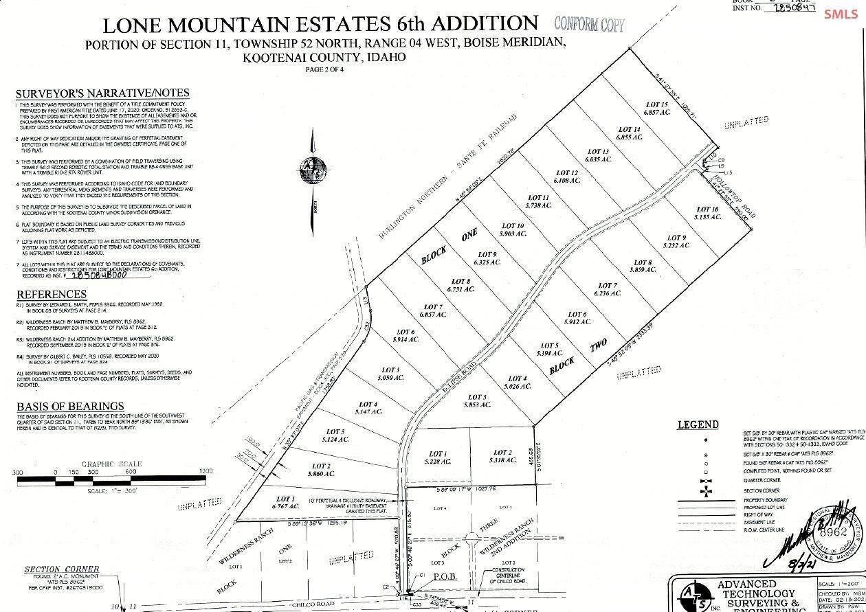 6. Single Family Homes for Sale at L11B1 N Eclipse Road Rathdrum, Idaho 83858 United States