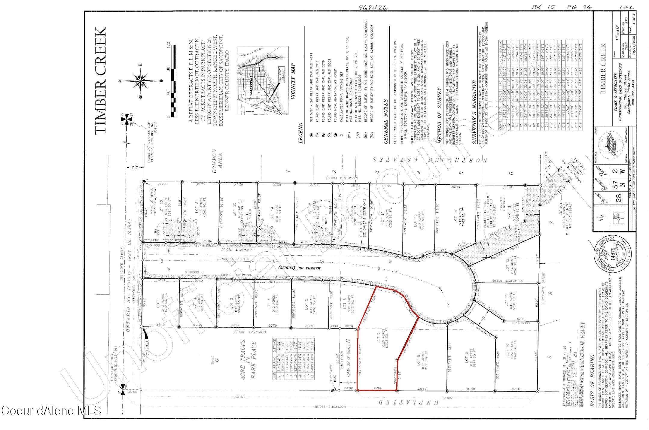 12. Land for Sale at LOT 7 Madera Drive Sandpoint, Idaho 83864 United States