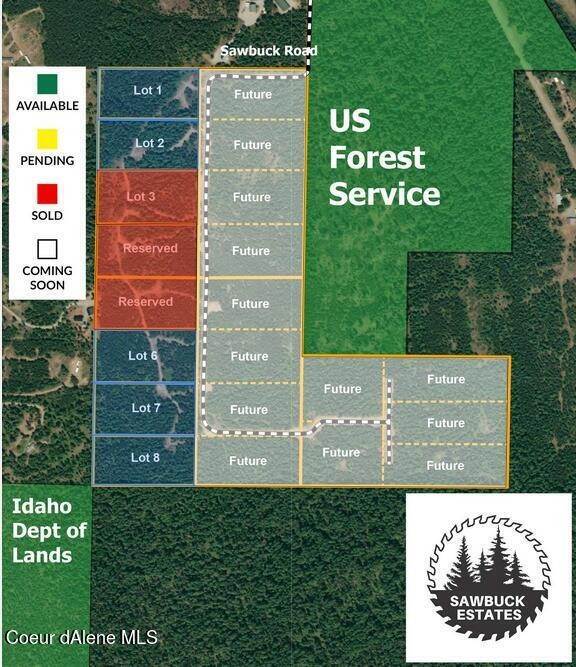 2. Land for Sale at Lot 1 Sawbuck Road Spirit Lake, Idaho 83869 United States