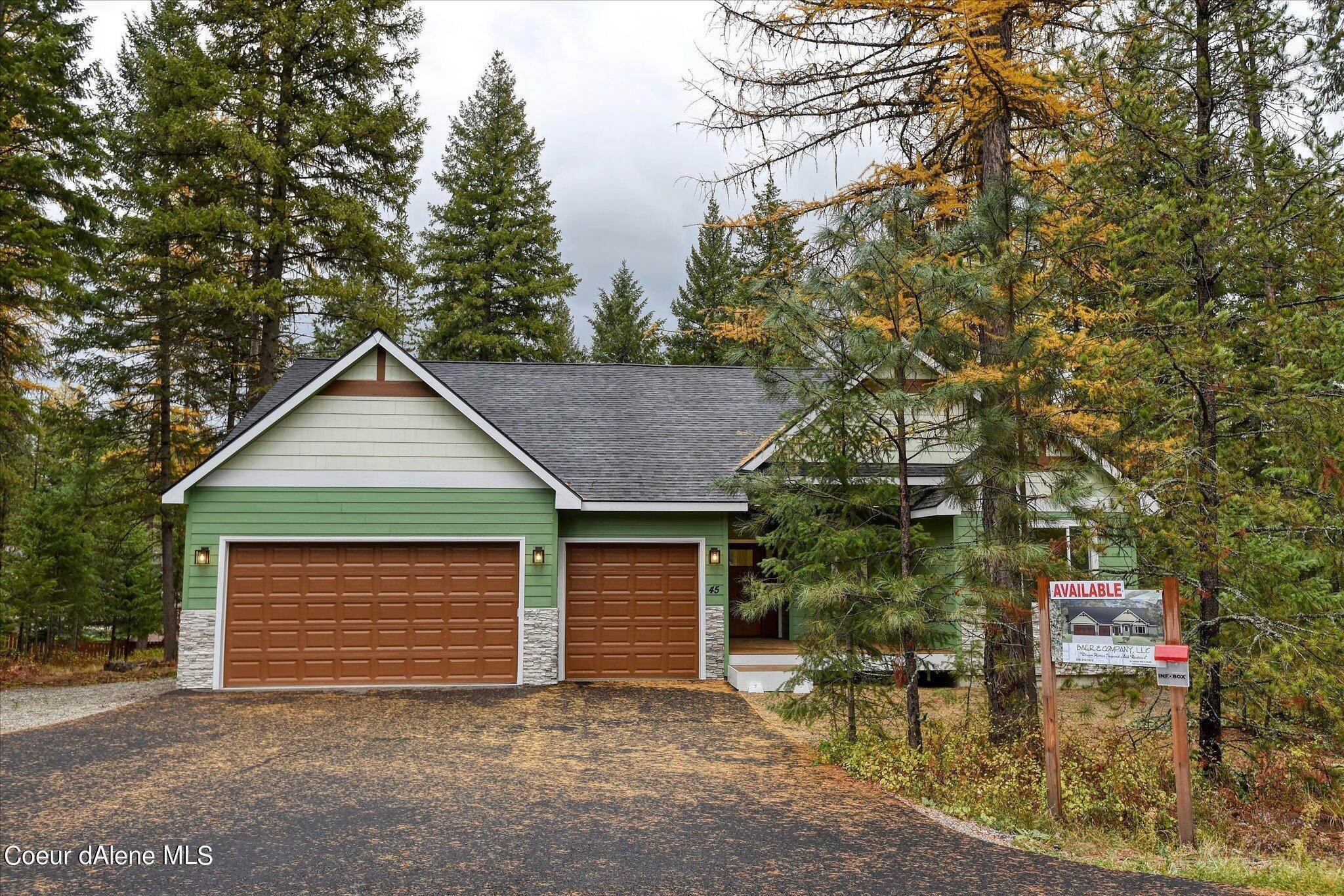 40. Single Family Homes for Sale at 45 Forest Ridge Road Blanchard, Idaho 83804 United States