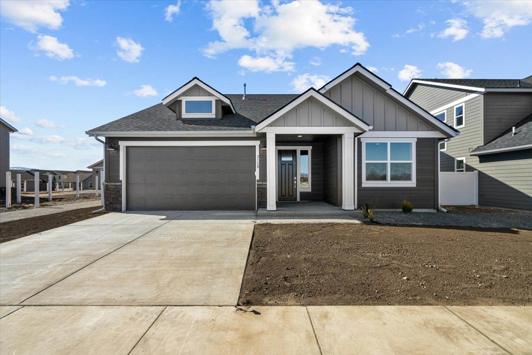 Single Family Homes for Sale at The Bridger w/Detached Garage 3129 N Cassiopeia St Post Falls, Idaho 83854 United States