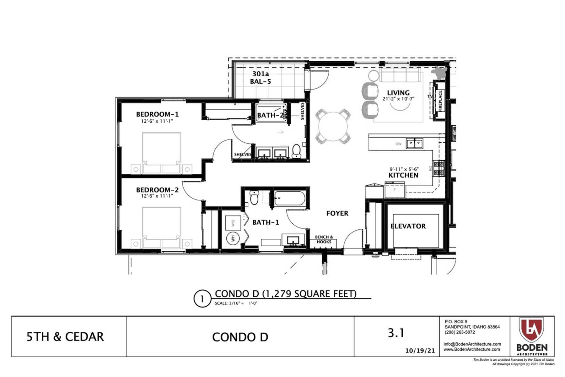 20. Single Family Homes for Sale at Taking Reservations Now - Waiting on final condo plat approval 503 Cedar St Condo D Sandpoint, Idaho 83864 United States